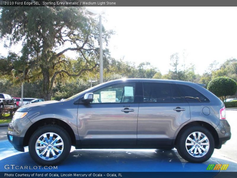 Sterling Grey Metallic / Medium Light Stone 2010 Ford Edge SEL