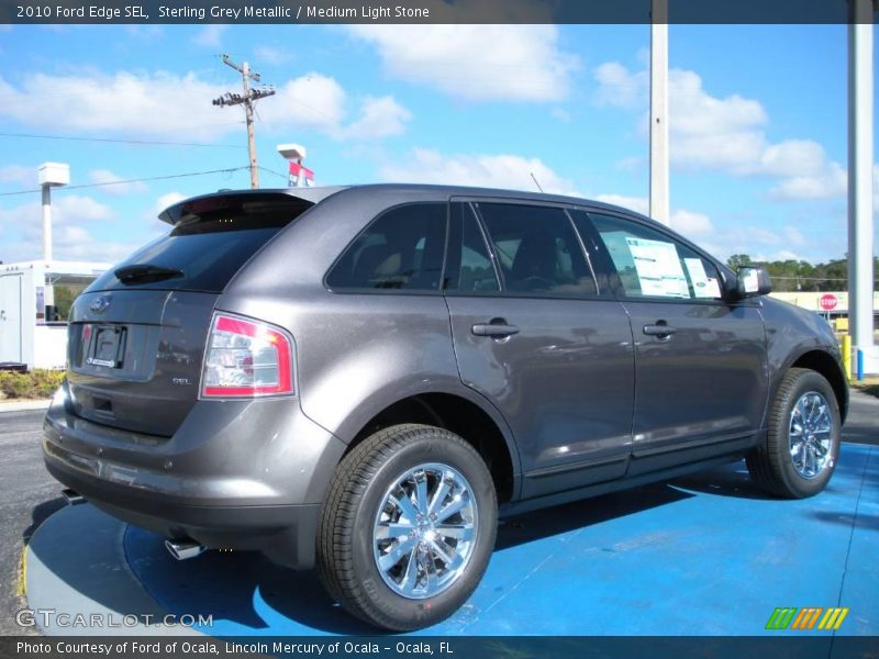 Sterling Grey Metallic / Medium Light Stone 2010 Ford Edge SEL