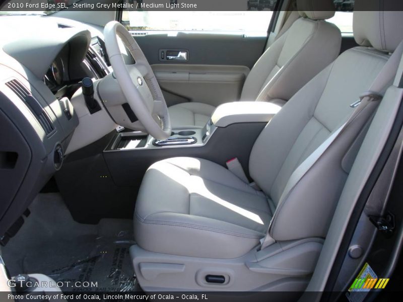 Sterling Grey Metallic / Medium Light Stone 2010 Ford Edge SEL