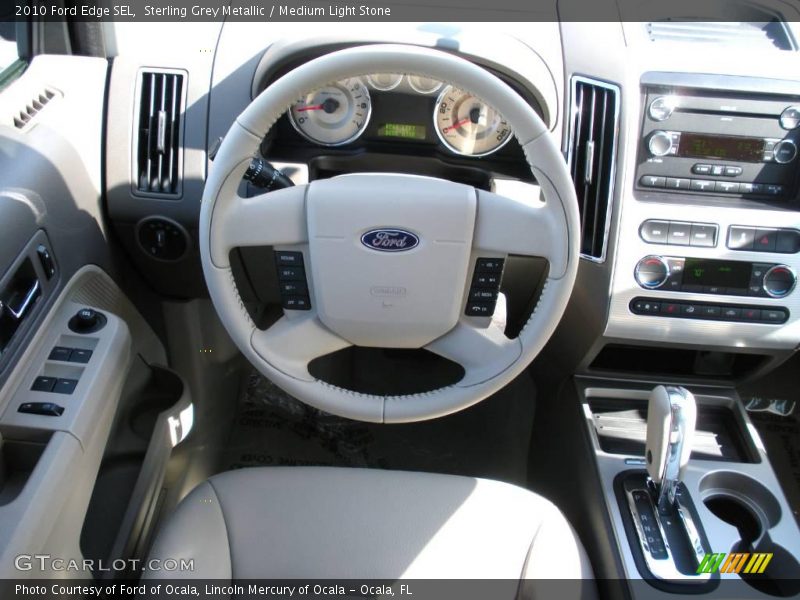 Sterling Grey Metallic / Medium Light Stone 2010 Ford Edge SEL