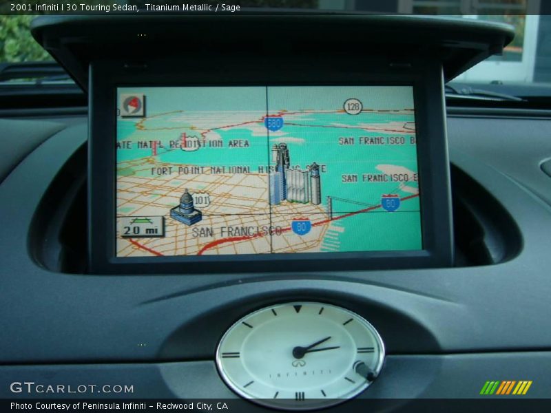 Titanium Metallic / Sage 2001 Infiniti I 30 Touring Sedan