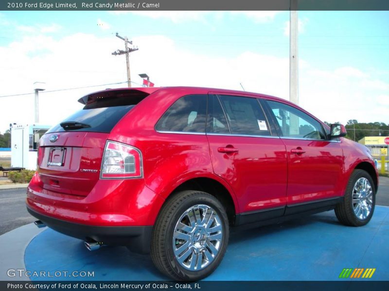 Red Candy Metallic / Camel 2010 Ford Edge Limited