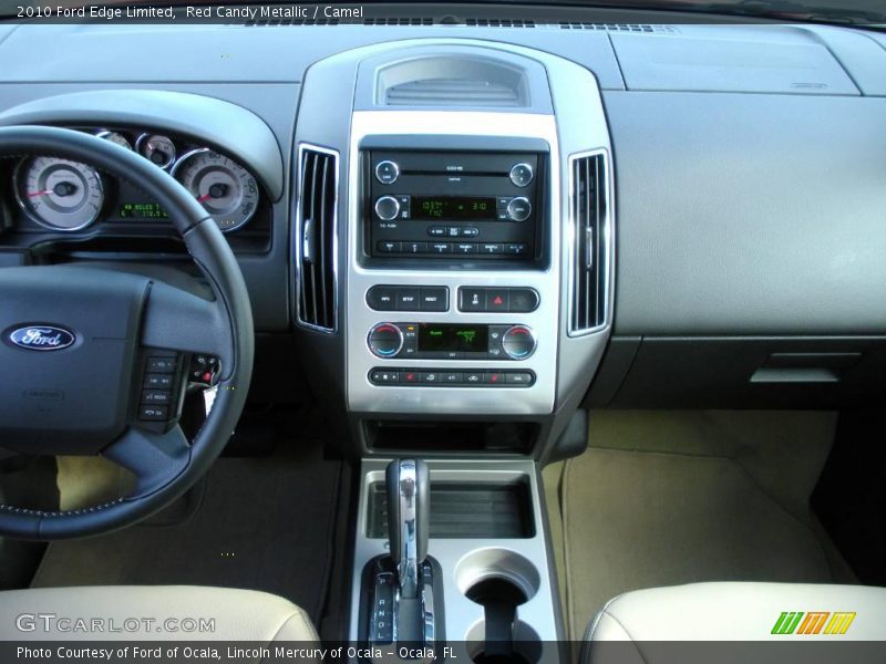 Red Candy Metallic / Camel 2010 Ford Edge Limited