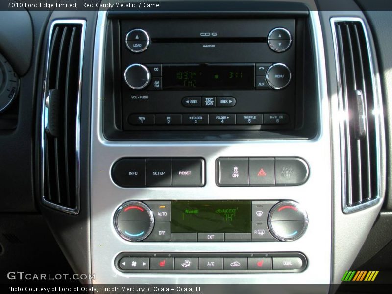 Red Candy Metallic / Camel 2010 Ford Edge Limited