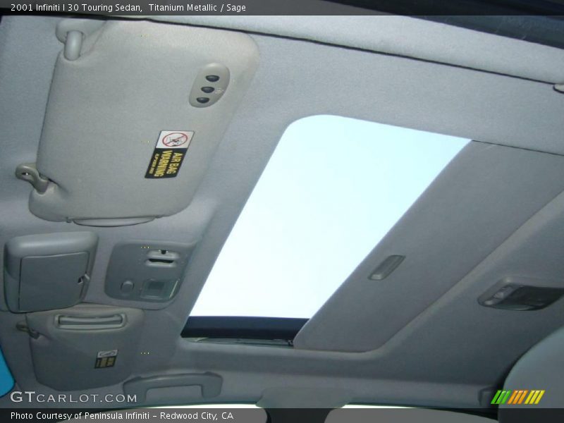 Titanium Metallic / Sage 2001 Infiniti I 30 Touring Sedan