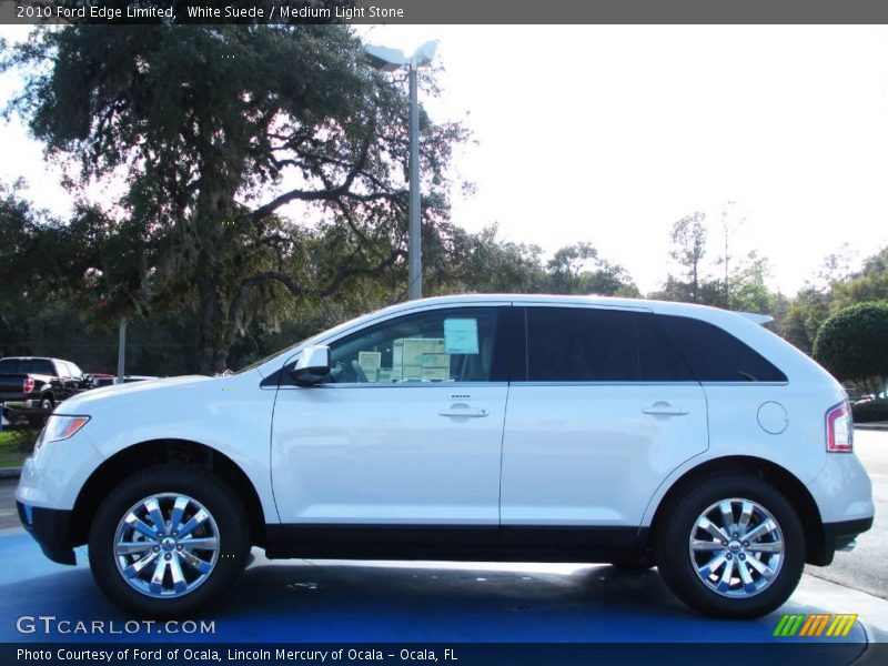 White Suede / Medium Light Stone 2010 Ford Edge Limited