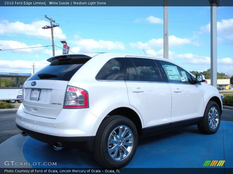 White Suede / Medium Light Stone 2010 Ford Edge Limited