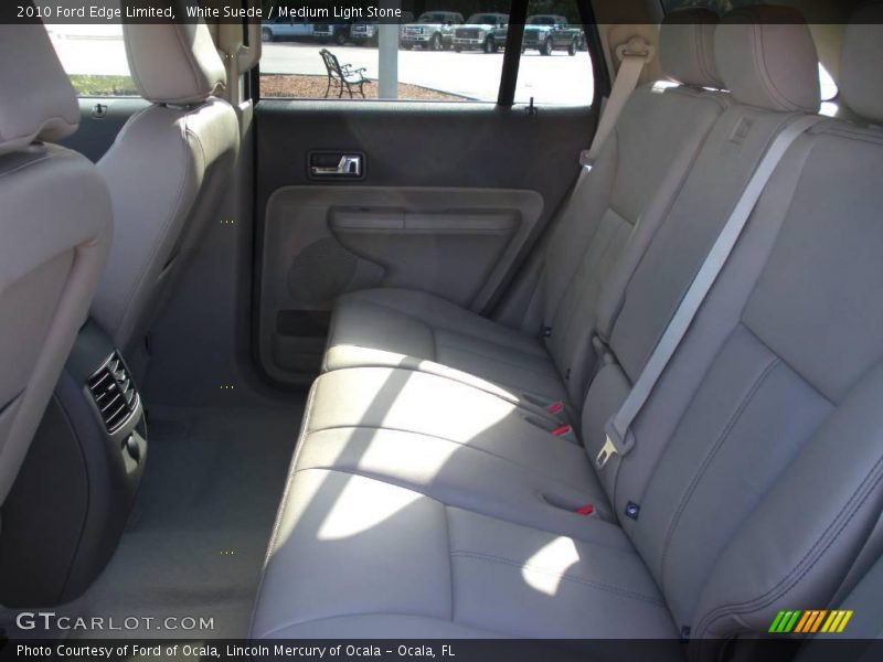 White Suede / Medium Light Stone 2010 Ford Edge Limited
