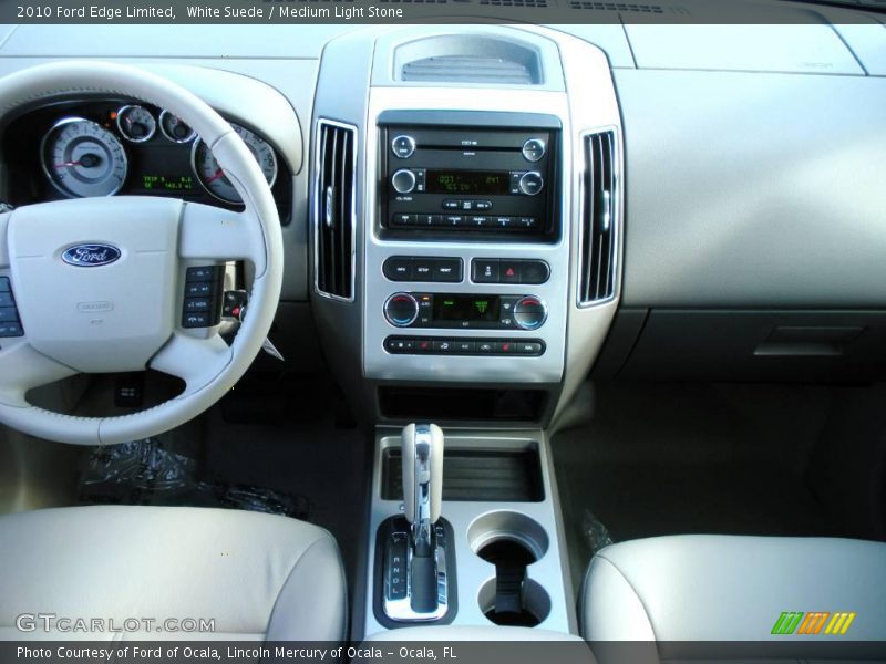 White Suede / Medium Light Stone 2010 Ford Edge Limited