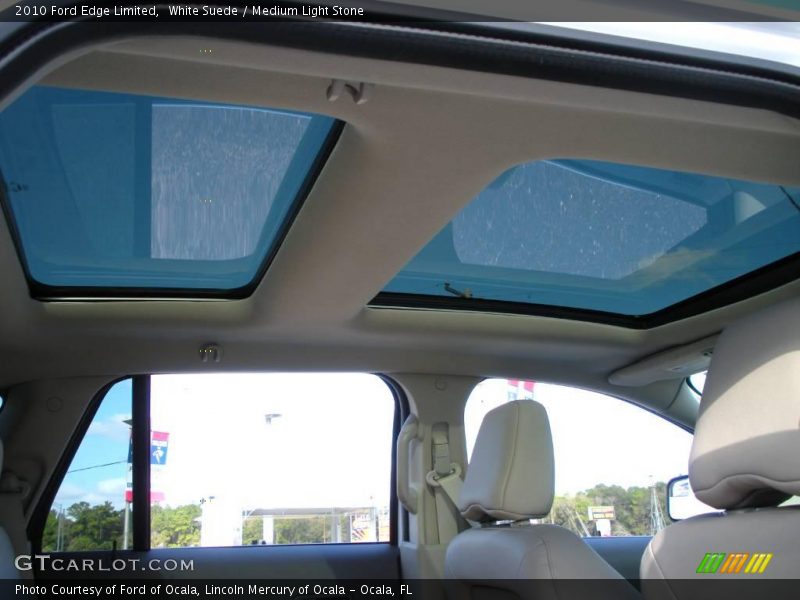 White Suede / Medium Light Stone 2010 Ford Edge Limited