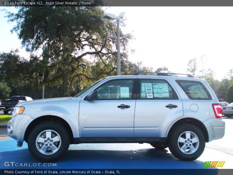 Ingot Silver Metallic / Stone 2010 Ford Escape XLS