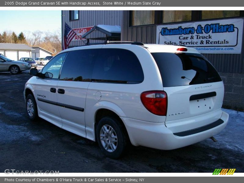 Stone White / Medium Slate Gray 2005 Dodge Grand Caravan SE with Handicap Access