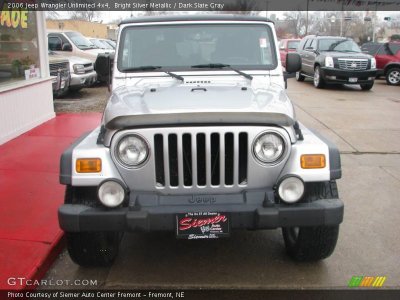 Bright Silver Metallic / Dark Slate Gray 2006 Jeep Wrangler Unlimited 4x4
