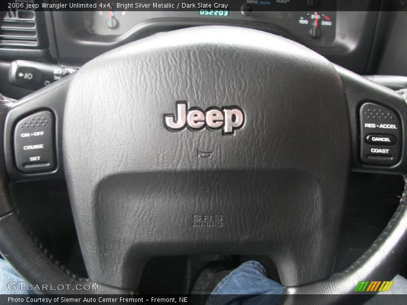 Bright Silver Metallic / Dark Slate Gray 2006 Jeep Wrangler Unlimited 4x4