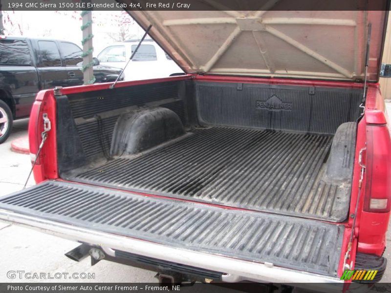 Fire Red / Gray 1994 GMC Sierra 1500 SLE Extended Cab 4x4