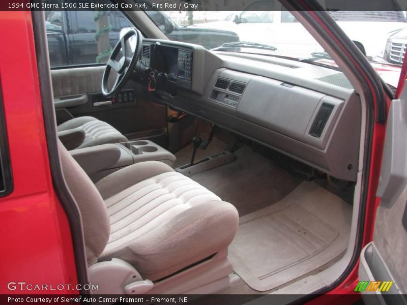 Fire Red / Gray 1994 GMC Sierra 1500 SLE Extended Cab 4x4