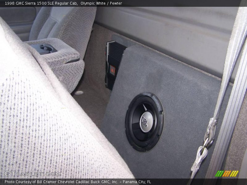 Olympic White / Pewter 1998 GMC Sierra 1500 SLE Regular Cab