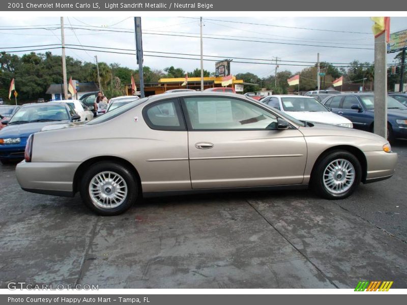 Light Sandrift Metallic / Neutral Beige 2001 Chevrolet Monte Carlo LS