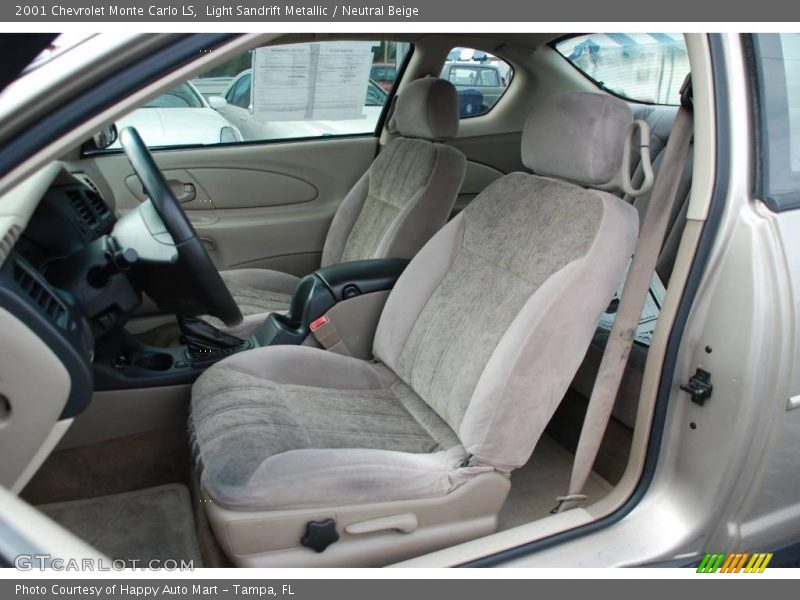 Light Sandrift Metallic / Neutral Beige 2001 Chevrolet Monte Carlo LS