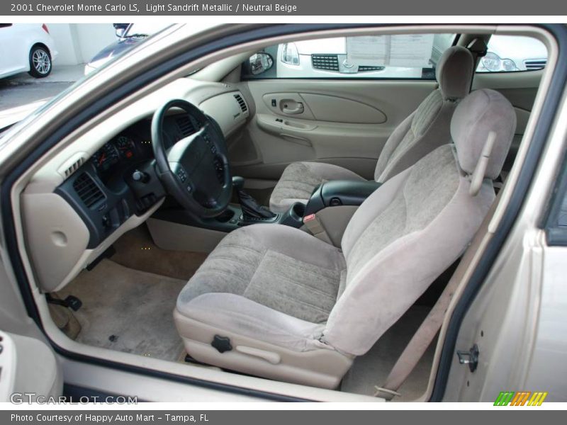 Light Sandrift Metallic / Neutral Beige 2001 Chevrolet Monte Carlo LS