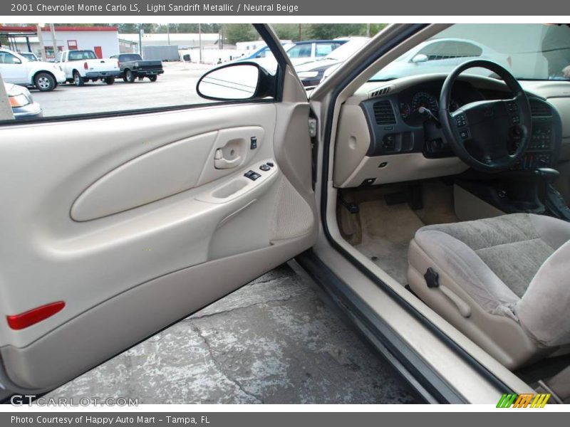 Light Sandrift Metallic / Neutral Beige 2001 Chevrolet Monte Carlo LS