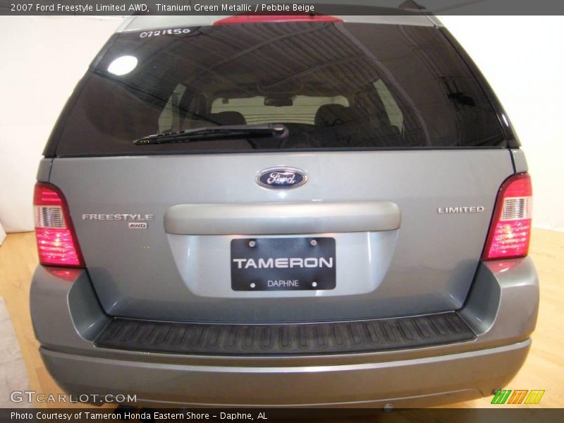 Titanium Green Metallic / Pebble Beige 2007 Ford Freestyle Limited AWD