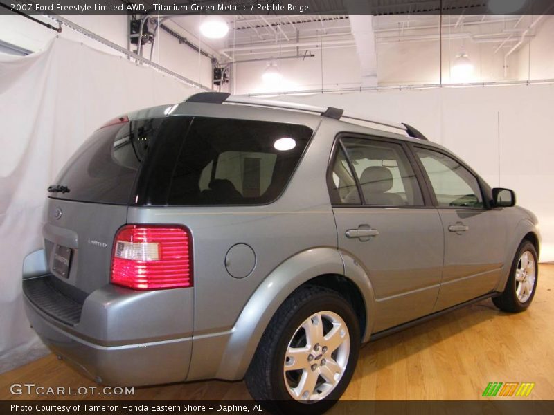 Titanium Green Metallic / Pebble Beige 2007 Ford Freestyle Limited AWD
