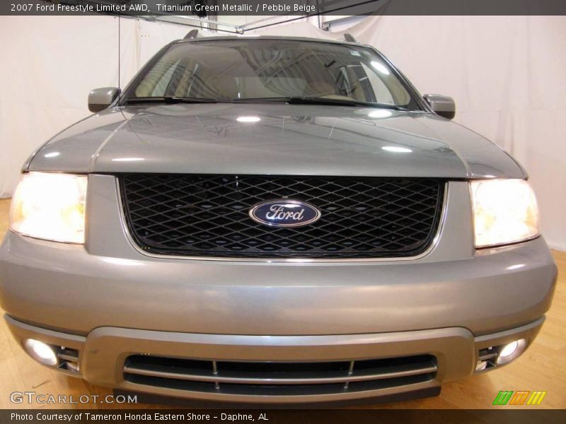 Titanium Green Metallic / Pebble Beige 2007 Ford Freestyle Limited AWD