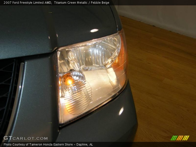Titanium Green Metallic / Pebble Beige 2007 Ford Freestyle Limited AWD