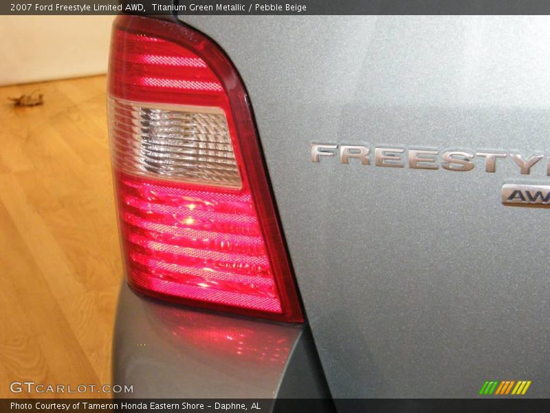 Titanium Green Metallic / Pebble Beige 2007 Ford Freestyle Limited AWD