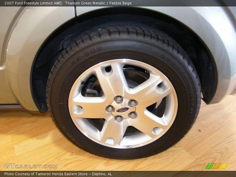 Titanium Green Metallic / Pebble Beige 2007 Ford Freestyle Limited AWD