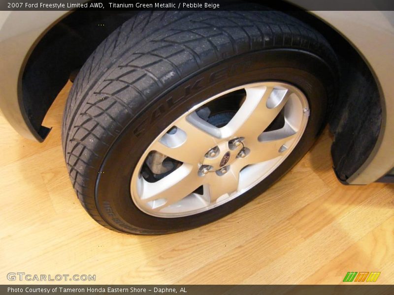 Titanium Green Metallic / Pebble Beige 2007 Ford Freestyle Limited AWD
