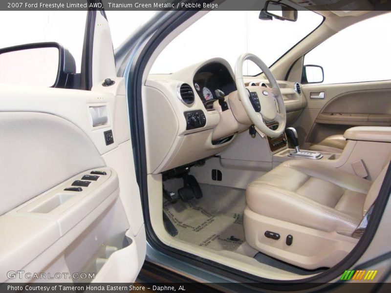 Titanium Green Metallic / Pebble Beige 2007 Ford Freestyle Limited AWD