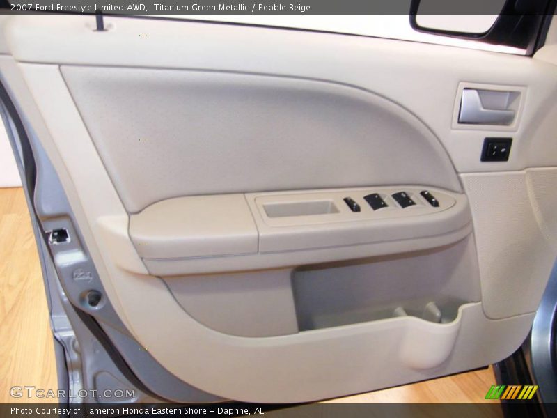 Titanium Green Metallic / Pebble Beige 2007 Ford Freestyle Limited AWD
