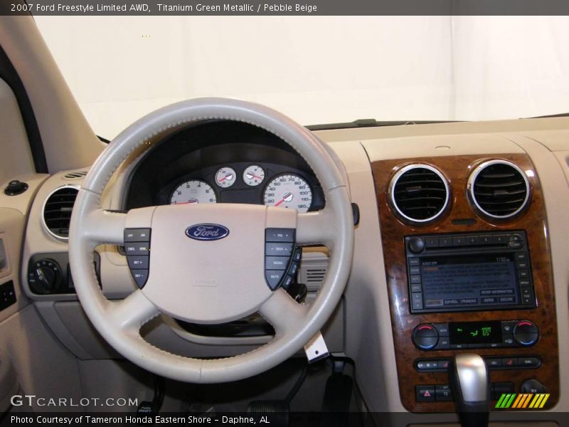Titanium Green Metallic / Pebble Beige 2007 Ford Freestyle Limited AWD