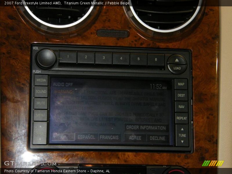 Titanium Green Metallic / Pebble Beige 2007 Ford Freestyle Limited AWD