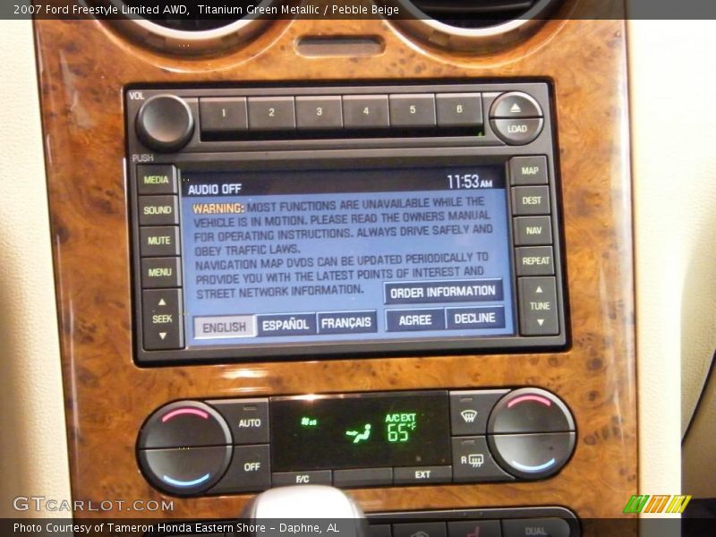 Titanium Green Metallic / Pebble Beige 2007 Ford Freestyle Limited AWD