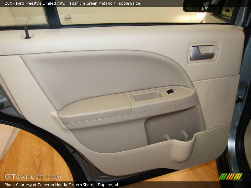 Titanium Green Metallic / Pebble Beige 2007 Ford Freestyle Limited AWD