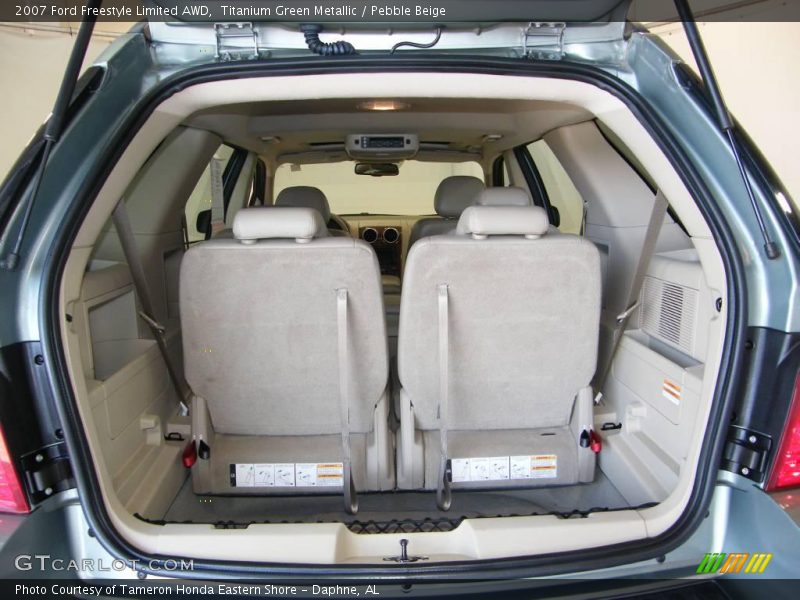 Titanium Green Metallic / Pebble Beige 2007 Ford Freestyle Limited AWD