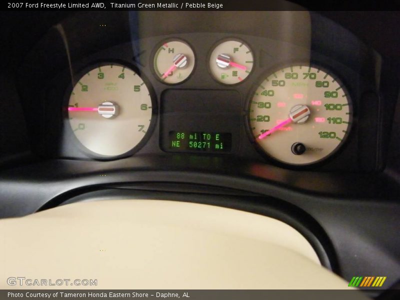 Titanium Green Metallic / Pebble Beige 2007 Ford Freestyle Limited AWD