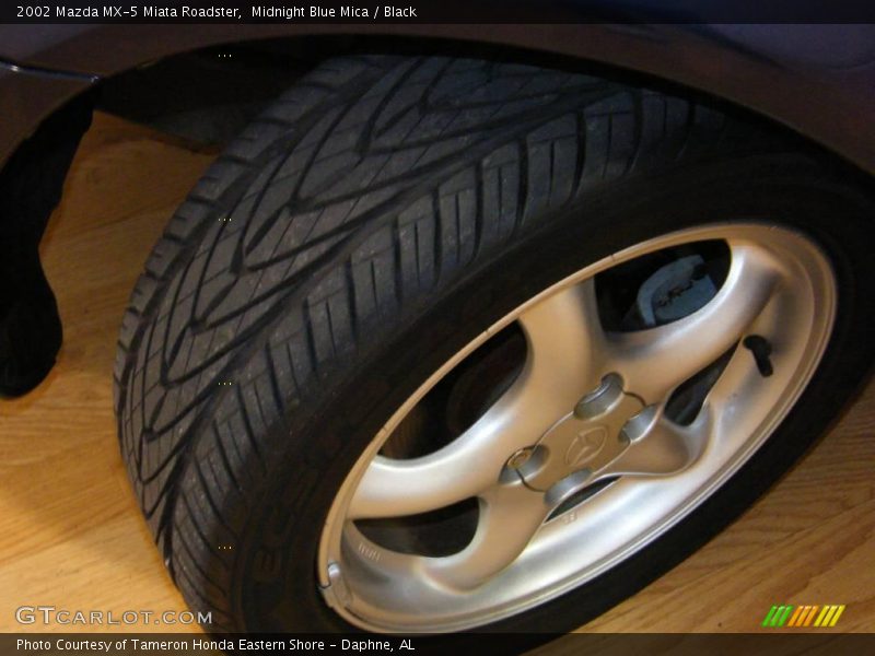 Midnight Blue Mica / Black 2002 Mazda MX-5 Miata Roadster