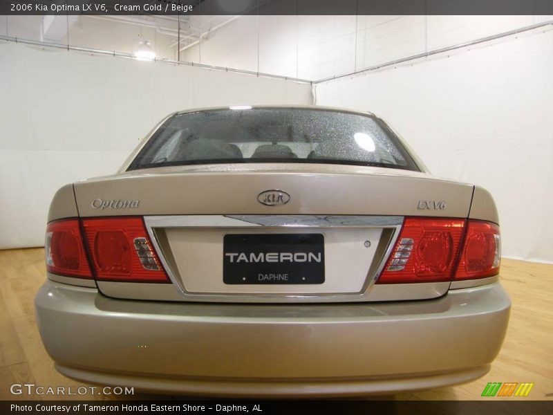 Cream Gold / Beige 2006 Kia Optima LX V6