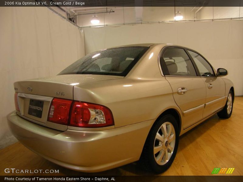 Cream Gold / Beige 2006 Kia Optima LX V6
