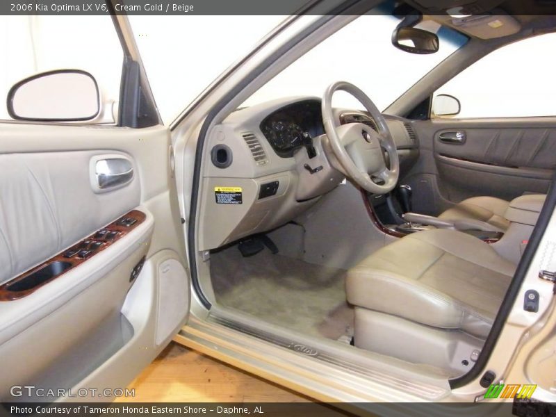 Cream Gold / Beige 2006 Kia Optima LX V6