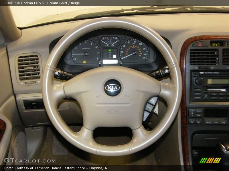 Cream Gold / Beige 2006 Kia Optima LX V6
