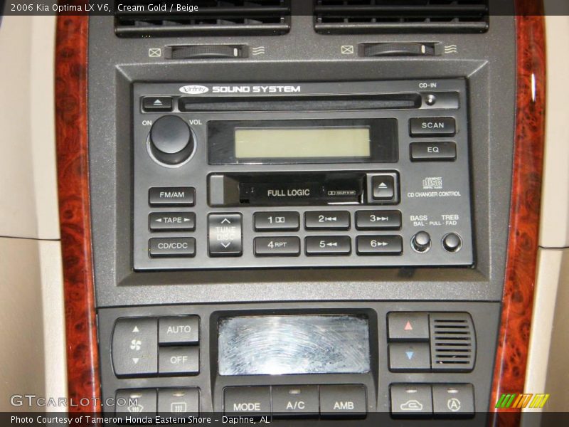 Cream Gold / Beige 2006 Kia Optima LX V6