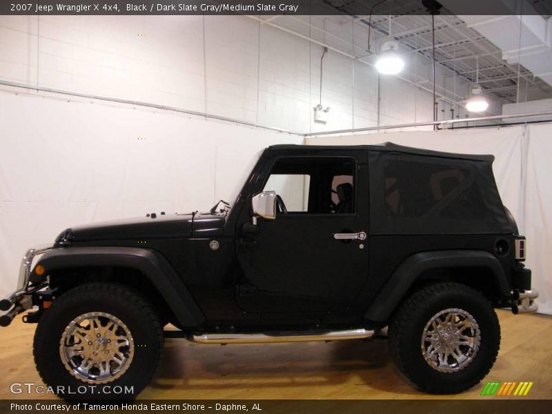 Black / Dark Slate Gray/Medium Slate Gray 2007 Jeep Wrangler X 4x4