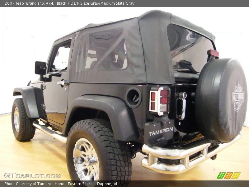 Black / Dark Slate Gray/Medium Slate Gray 2007 Jeep Wrangler X 4x4