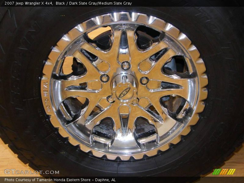 Black / Dark Slate Gray/Medium Slate Gray 2007 Jeep Wrangler X 4x4