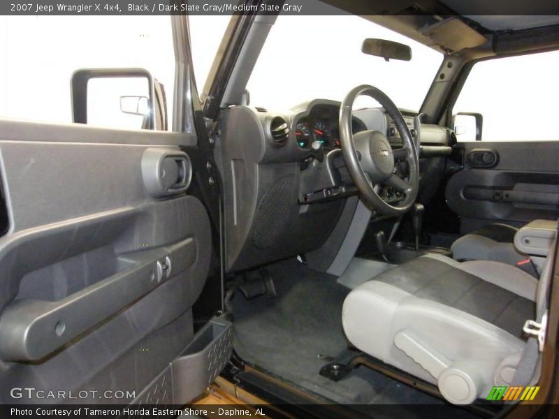 Black / Dark Slate Gray/Medium Slate Gray 2007 Jeep Wrangler X 4x4